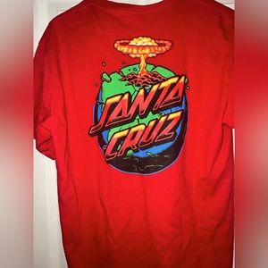 Santa Cruz the bomb red/orange t-shirt